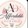 AFFORDABLE AND DURABLE ✊ logo