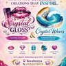 Crystal Resin and Lipgloss logo